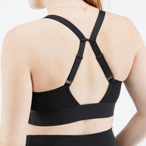 Fabletics NEW Black Maternity Nursing Bra Convertible Back XS - Picture 5 of 8
